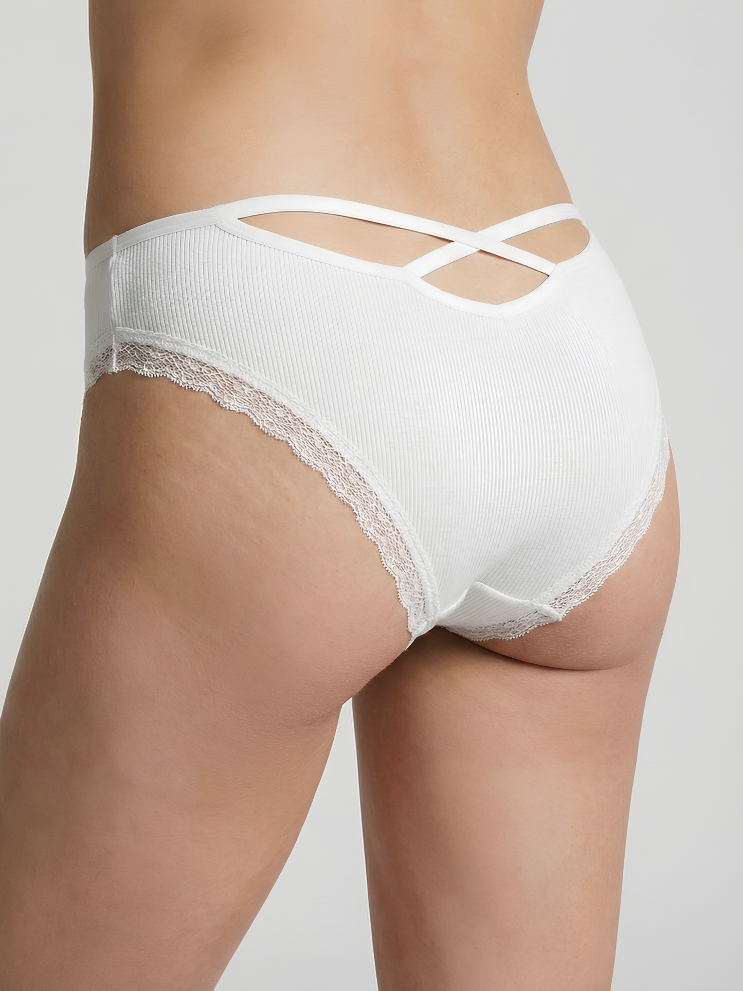 Brasiliana in cotone con Pizzo