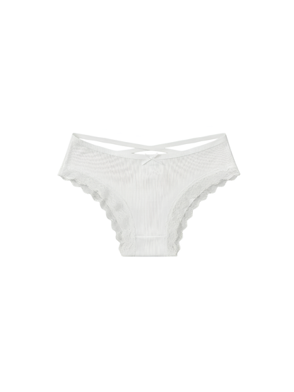 Brasiliana in cotone con Pizzo