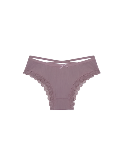 Brasiliana in cotone con Pizzo